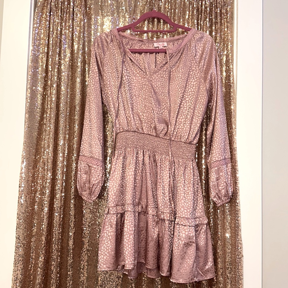 Pink Lily long sleeve dress 🎀
